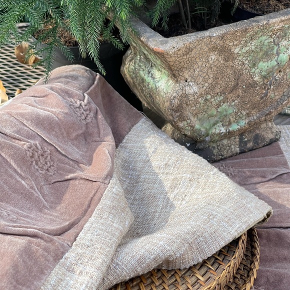 Natural fiber table runner, handmade table runner, neutral color table runner - Picture 4 of 5